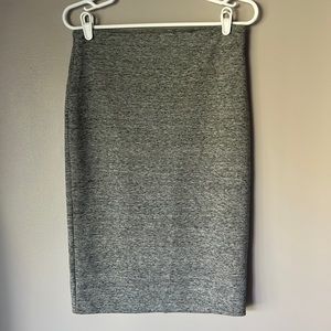 H&M Gray Pencil Skirt